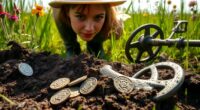 amateur finds medieval coins