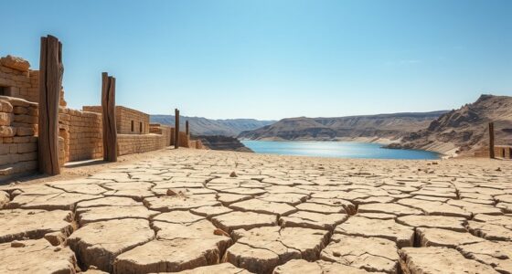 ancient village revealed by drought