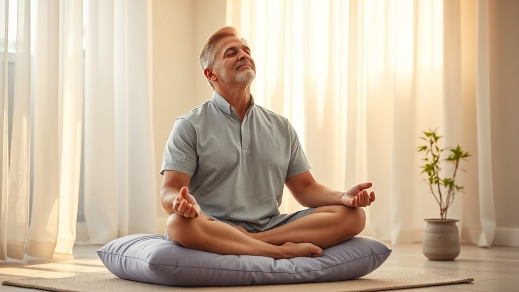 five minute calming breathing