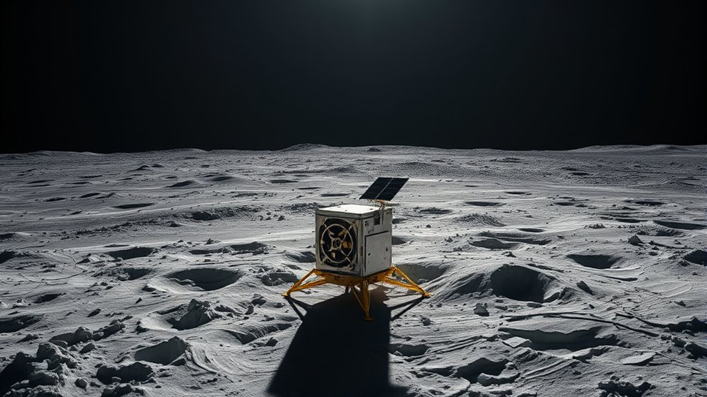 lunar south pole landing