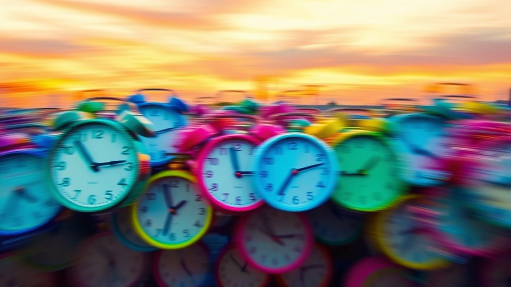 perception of time accelerates