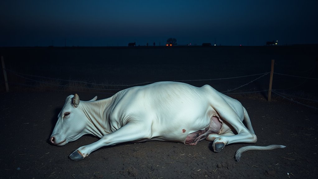 precise mysterious cattle mutilations