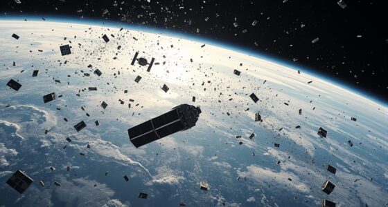 satellite evades space debris