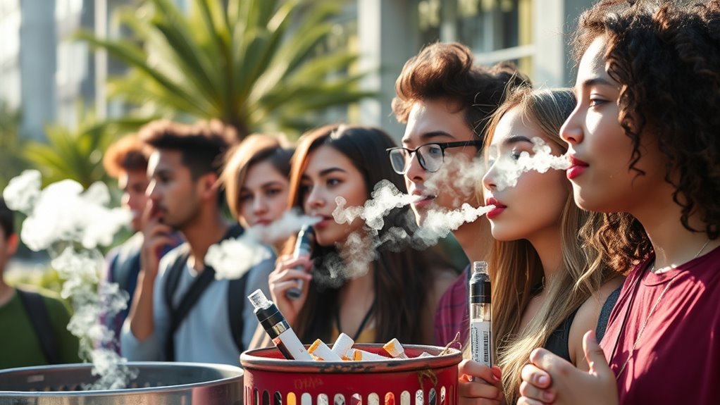 smoking declines youth vaping rises