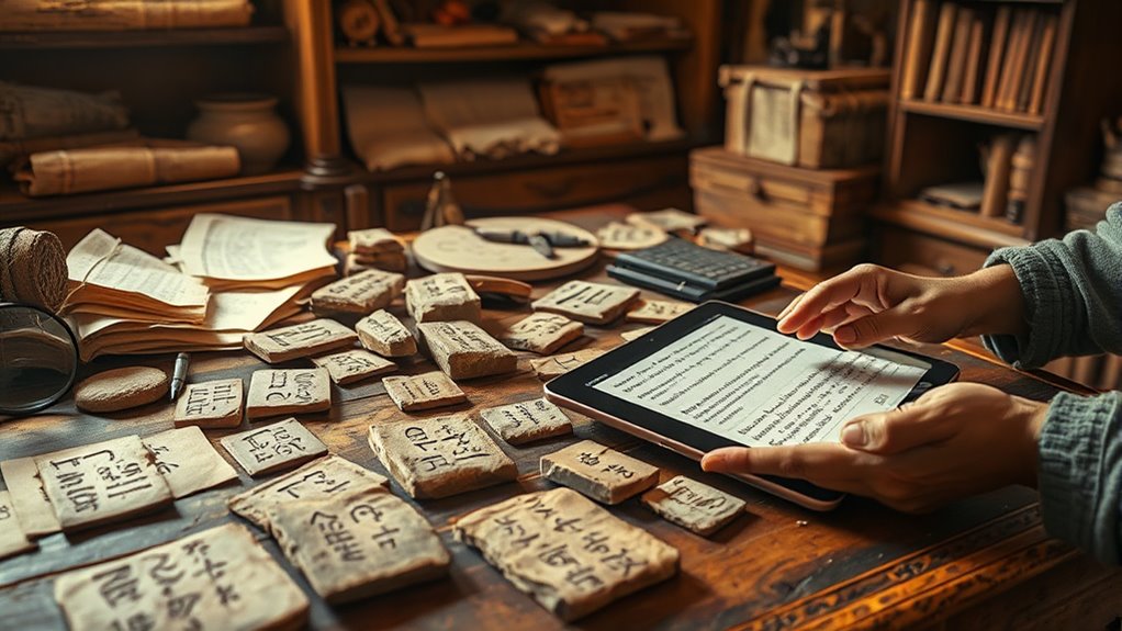 amateur cracked ancient script