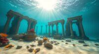 ancient palace beneath harbor