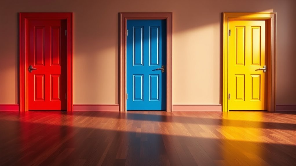 counterintuitive door switching strategy