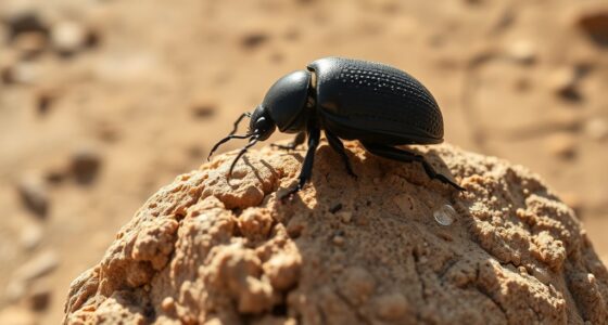 desert beetles collect moisture
