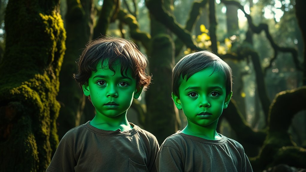 green children folklore genetics