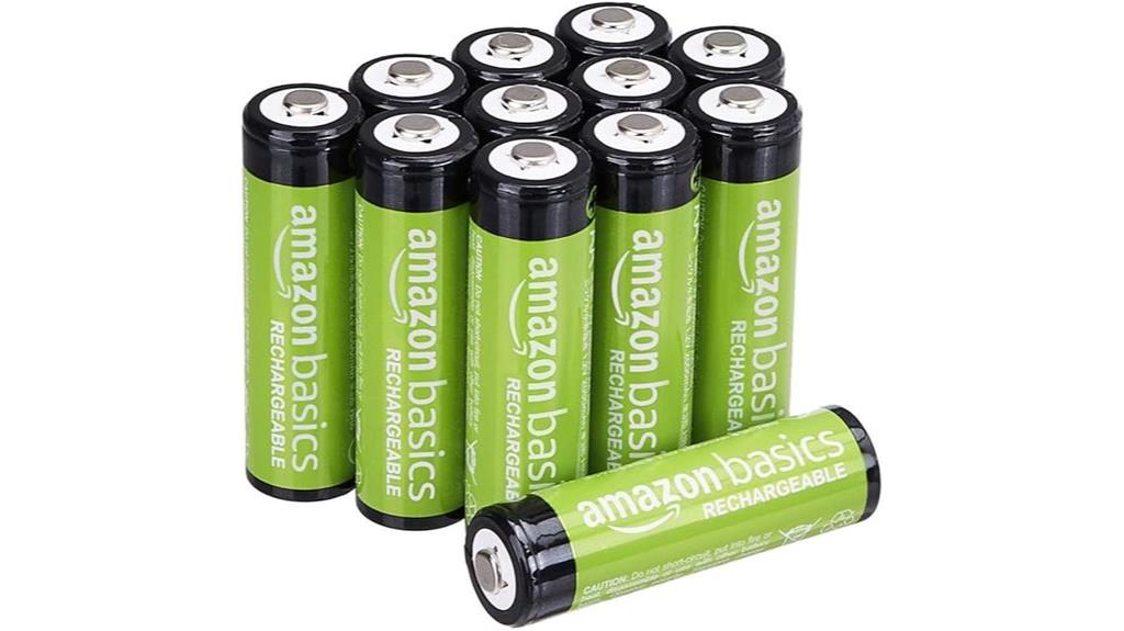 12 pack rechargeable aa batteries