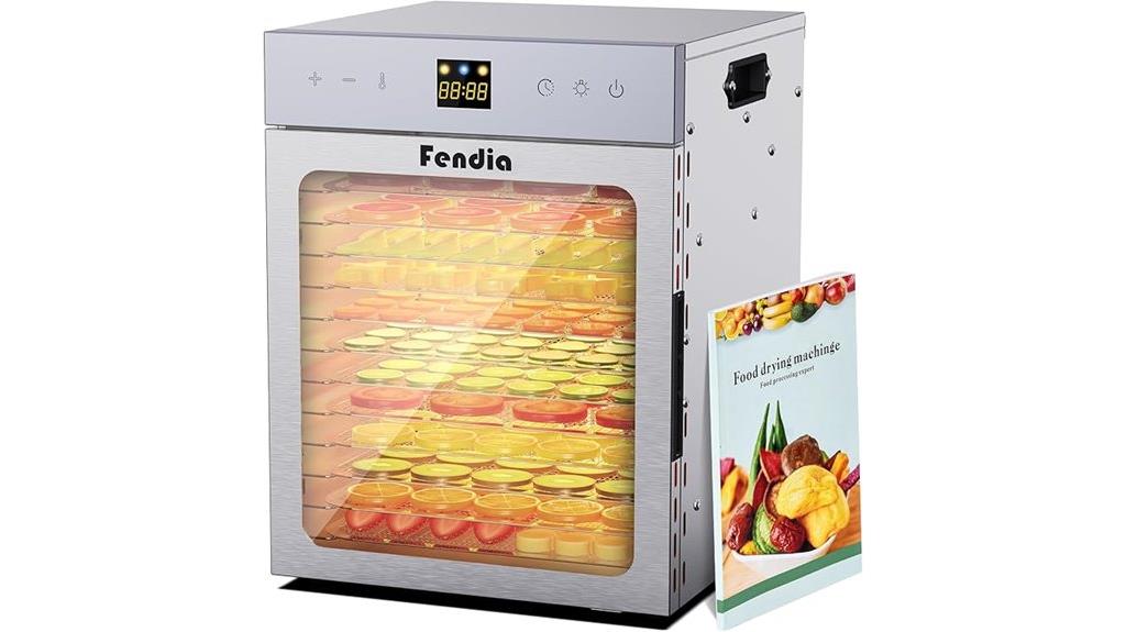 12 tray 1200w timer