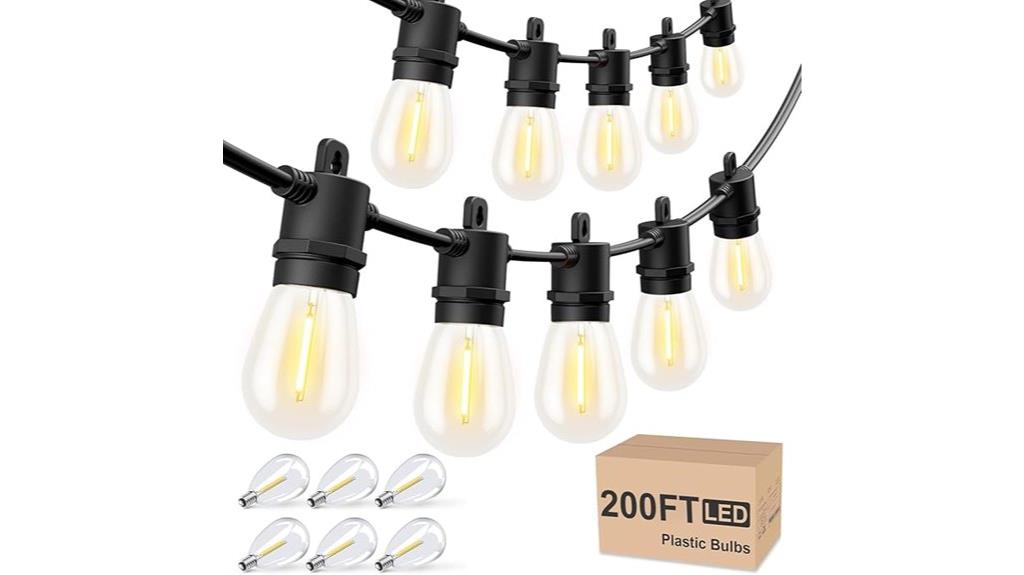 200 ft shatterproof led lights