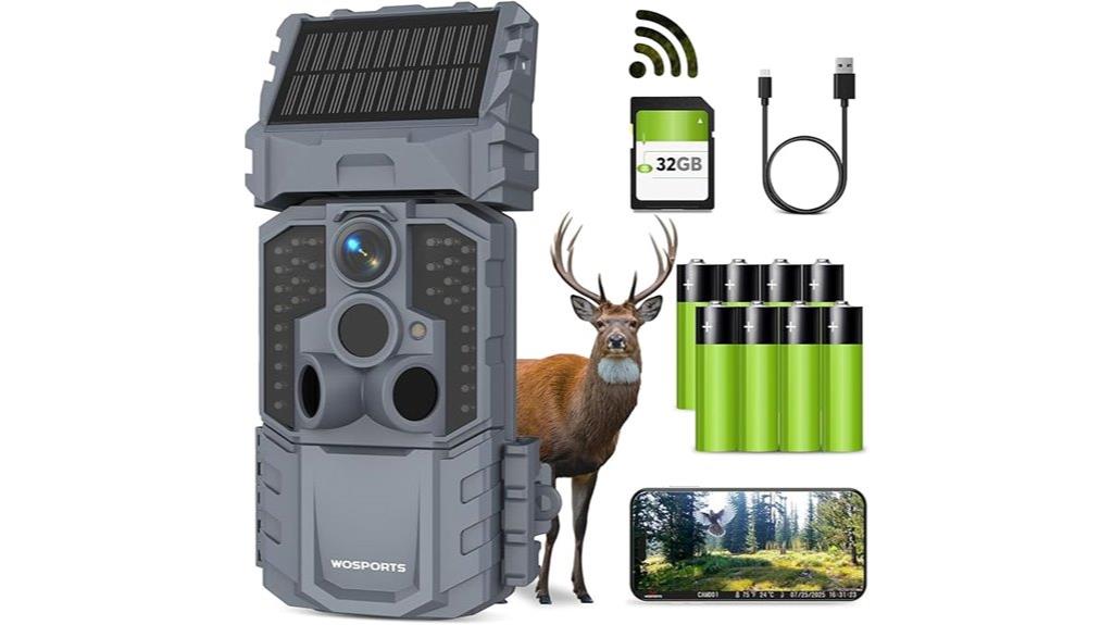 48mp wifi solar camera