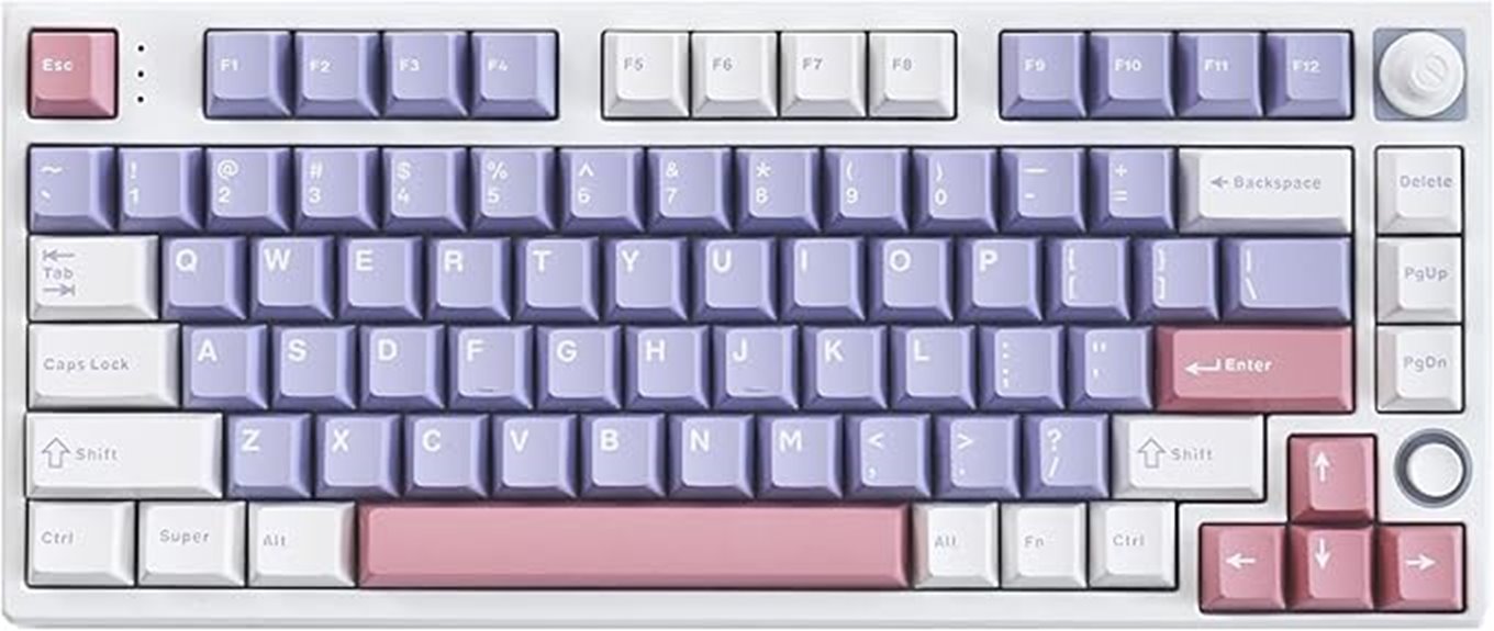 75 mechanical keyboard with knob