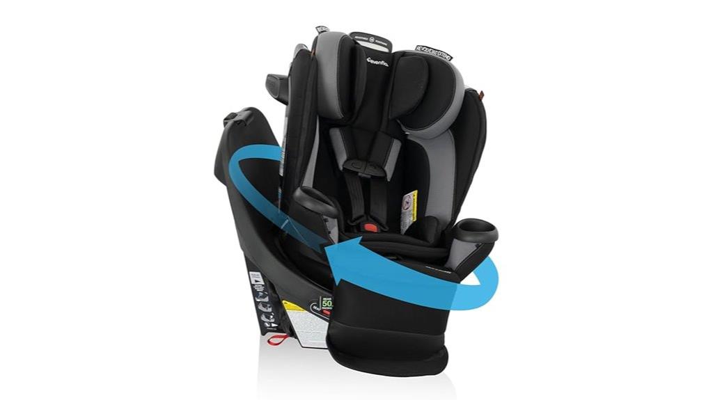 adjustable 360 car seat