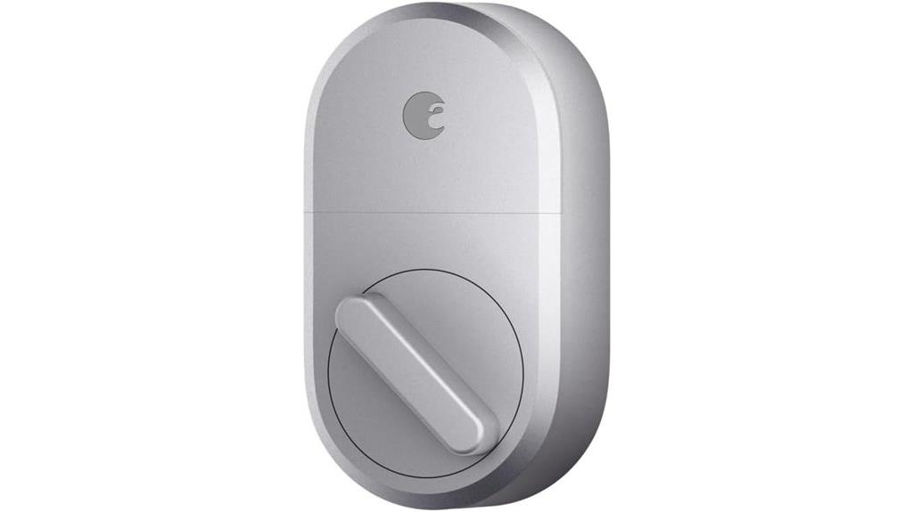 august silver smart lock