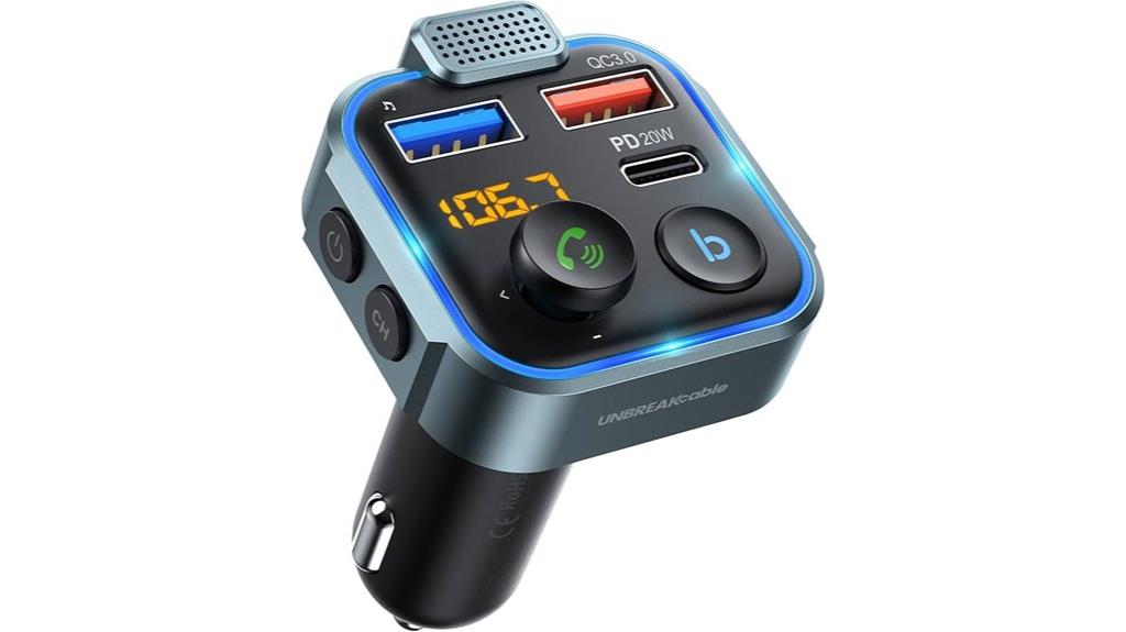 bluetooth 5 3 fm transmitter