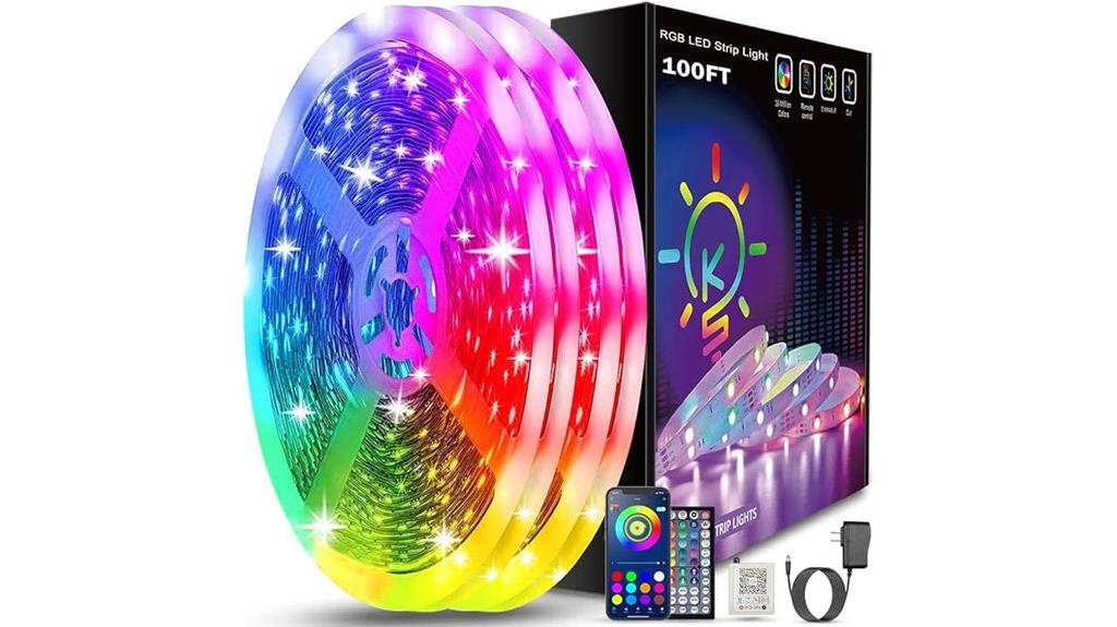 bluetooth controlled 100ft led strip