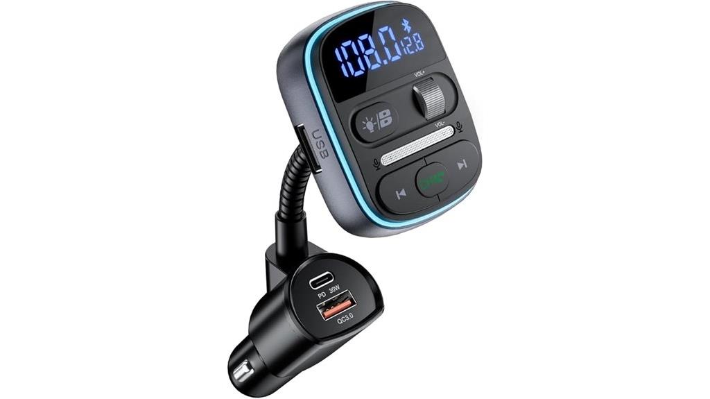 bluetooth fm transmitter charger