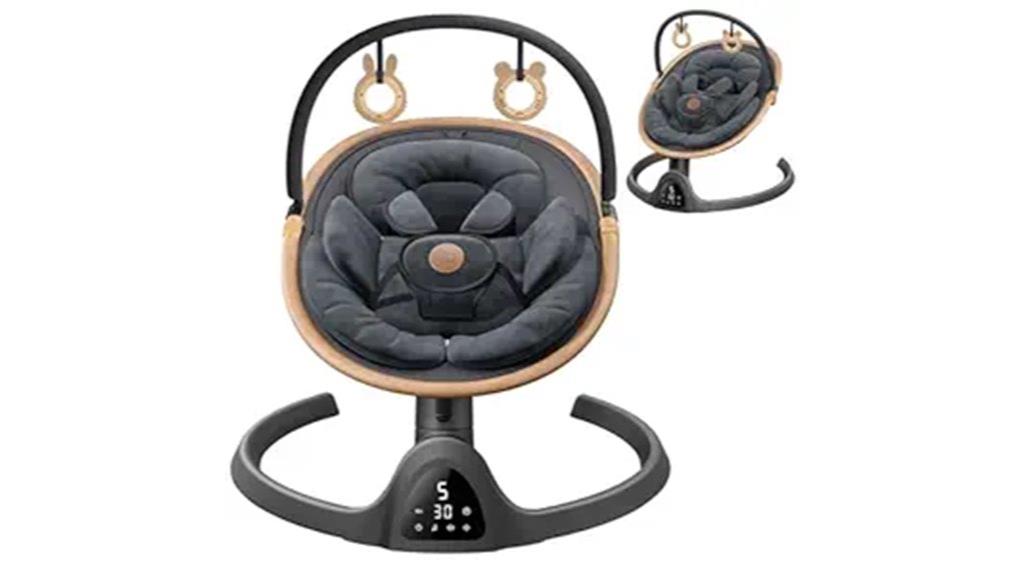 bluetooth infant swing features