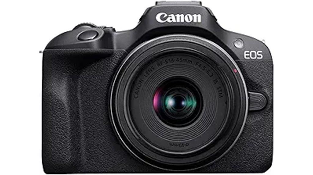canon r100 aps c camera