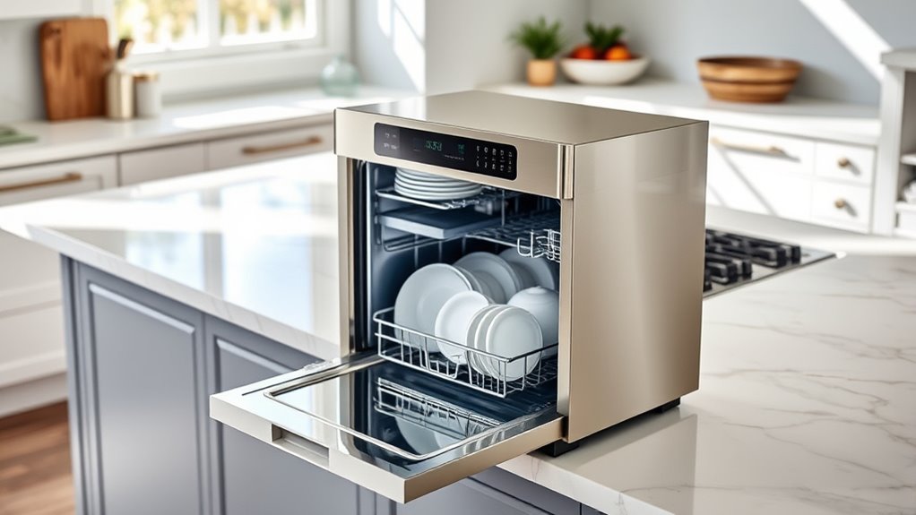choosing efficient countertop dishwasher