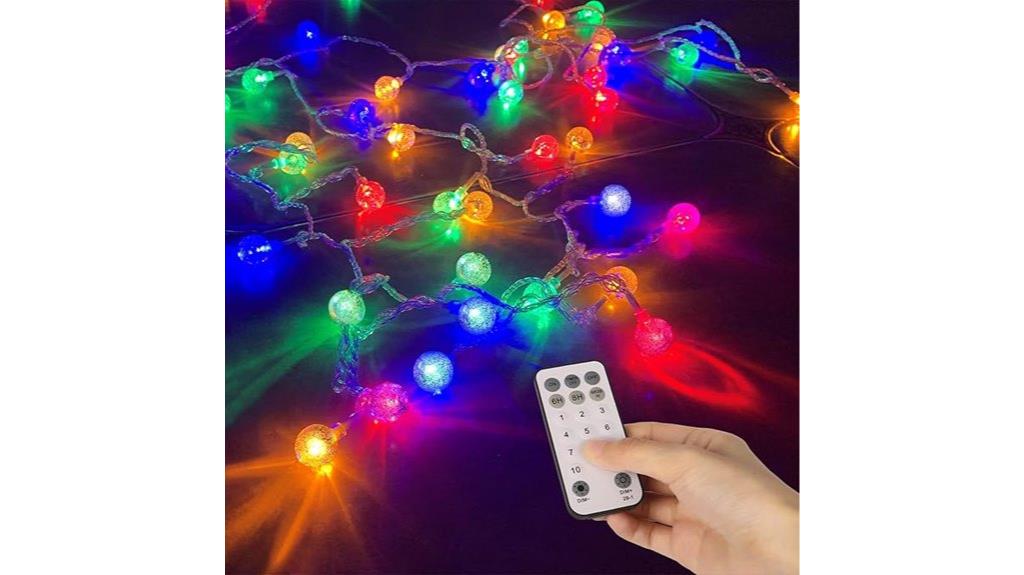 colorful extendable globe lights