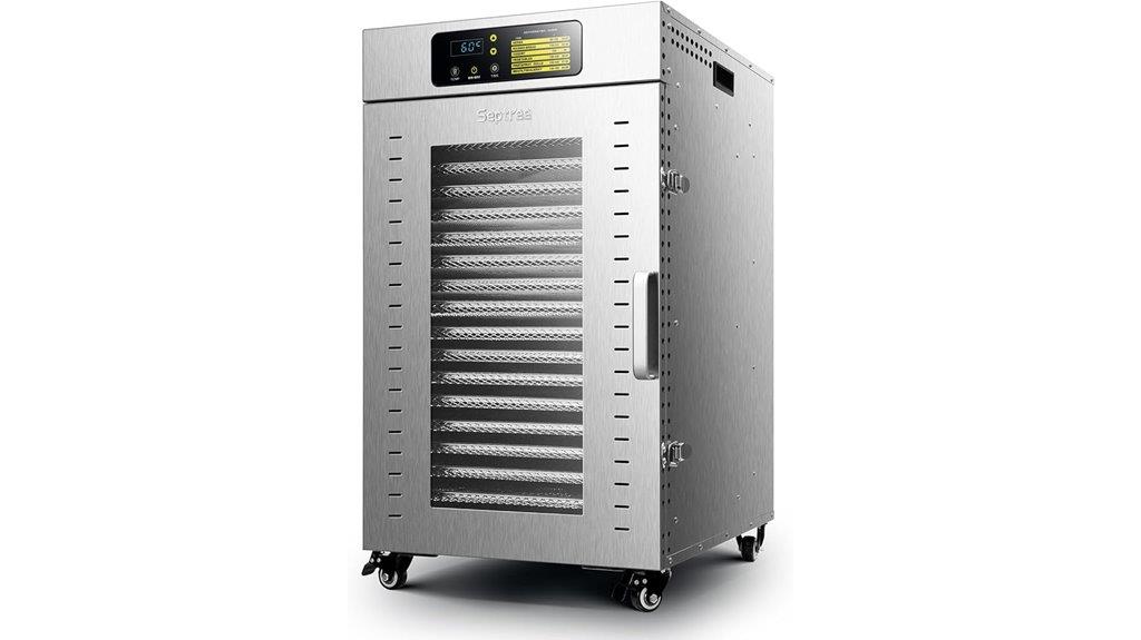 commercial 18 tray dehydrator