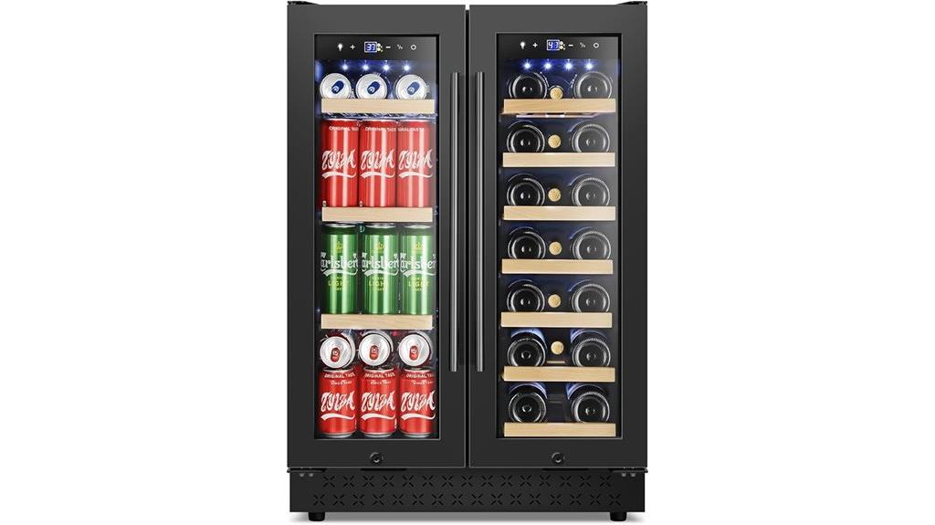 compact 24 inch wine cooler