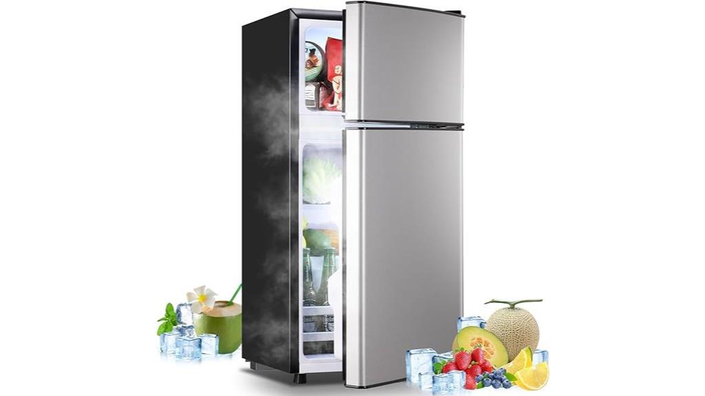 compact dorm room fridge