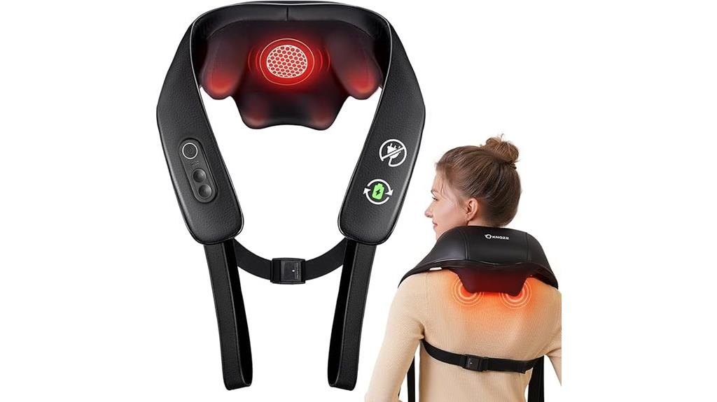 cordless heated neck massager