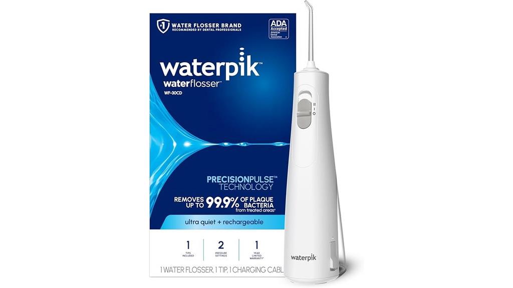 cordless portable water flosser