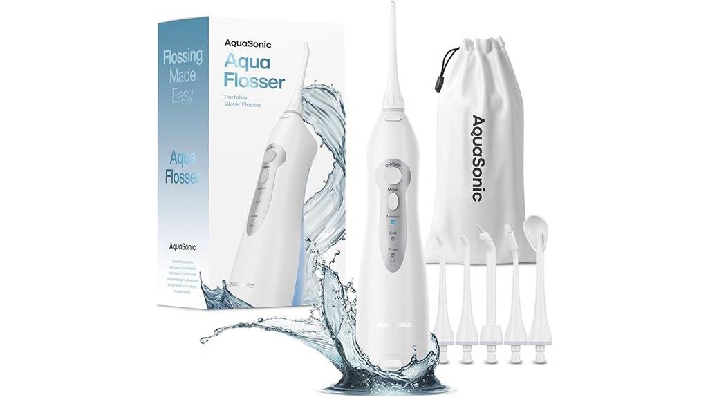 cordless rechargeable oral flosser