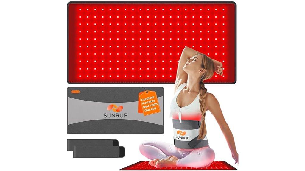 cordless red light pad