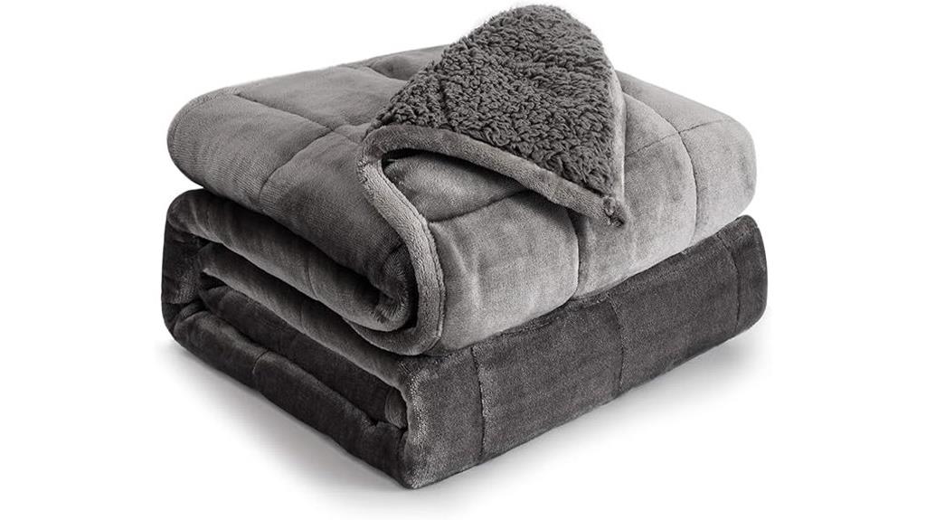 cottonblue queen weighted blanket