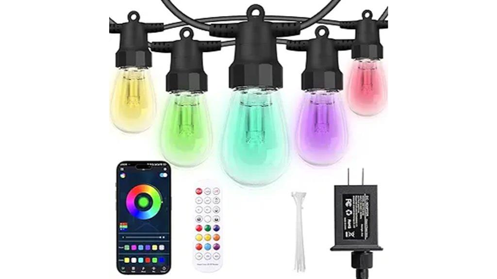 dimmable waterproof app controlled