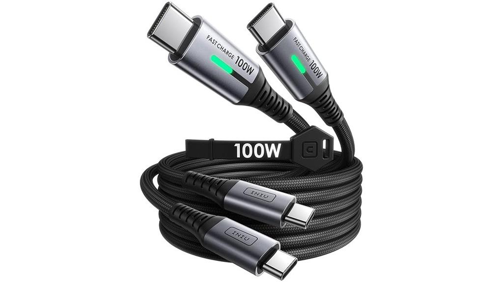 dual 6 6ft usb c cables
