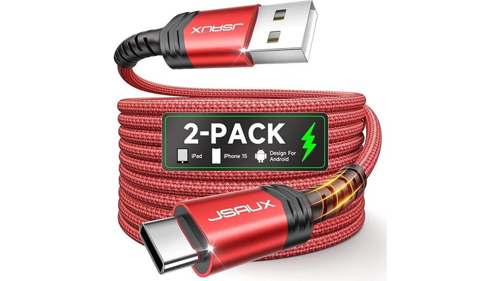 dual pack usb c cables