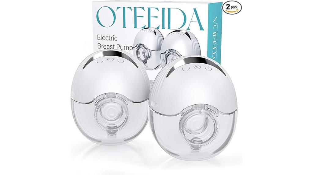 dual wearable breast pumps