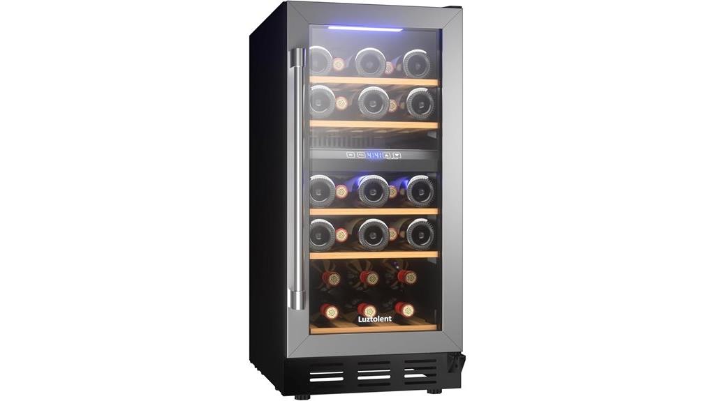 dual zone touchscreen wine cellar