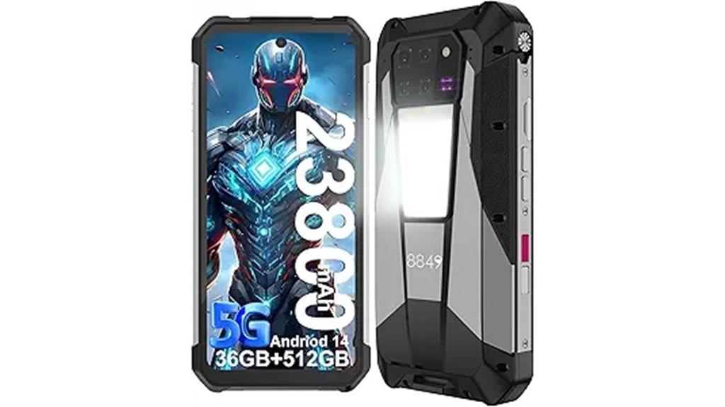 durable smartphone massive battery