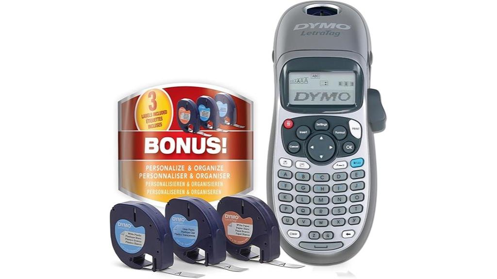 dymo letratag label maker