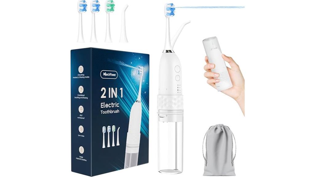 enhanced 2 in 1 toothbrush