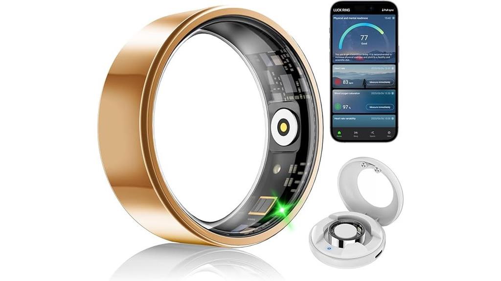 fitness ring with heart monitoring