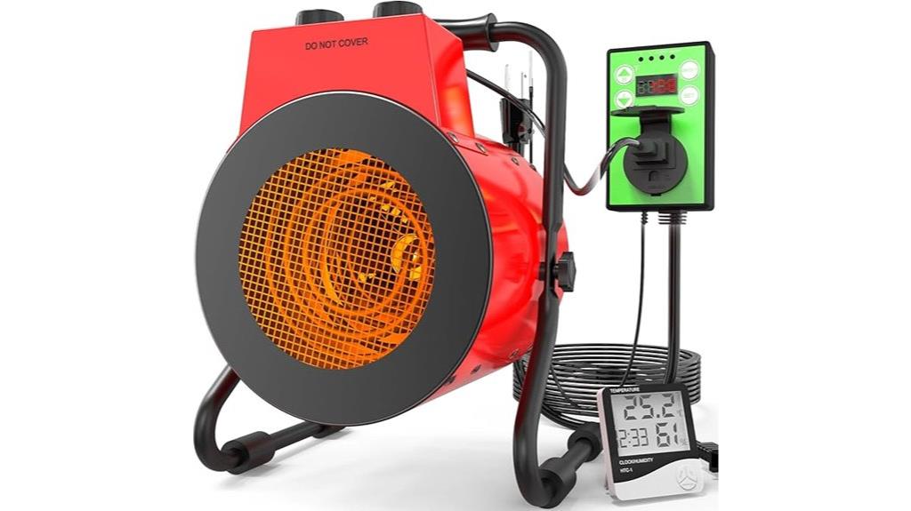 greenhouse 1500w space heater