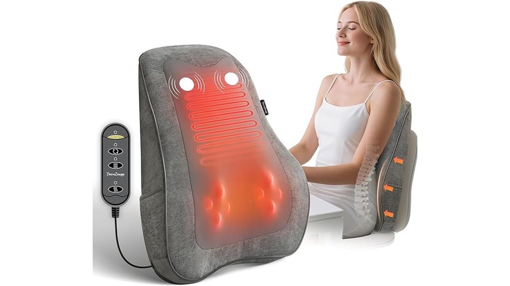 heated back massager