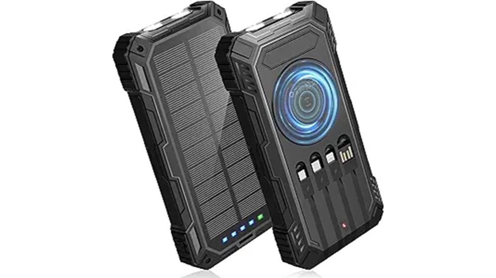 high capacity solar wireless charger