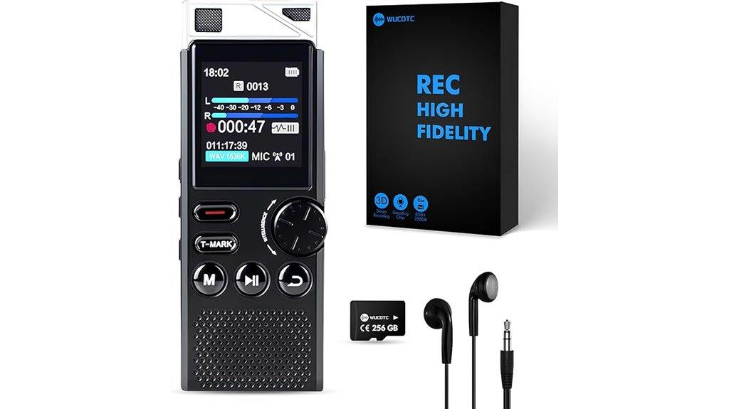 high capacity voice recorder