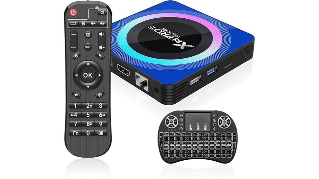 high resolution android tv box