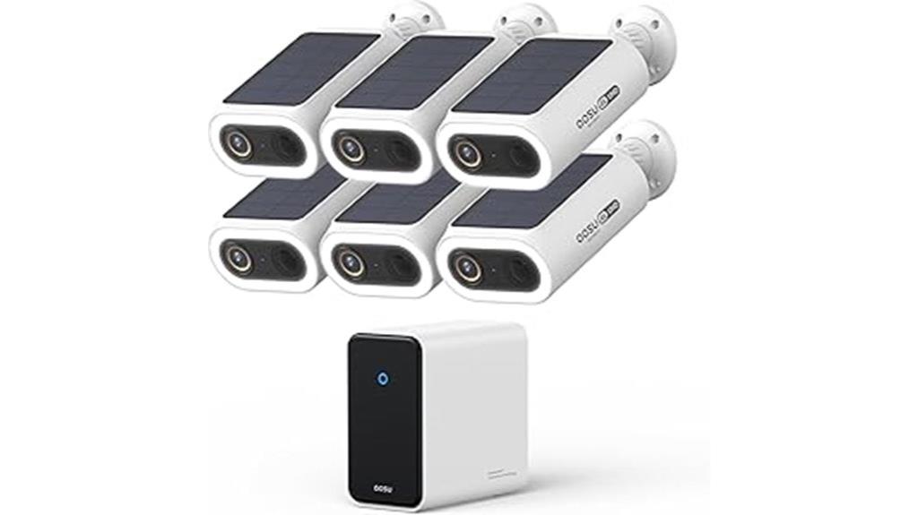 high resolution solar security system